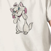 Aristocats girl kitten pink bow Disney T-shirt