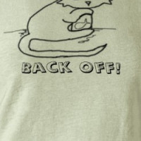 Back Off Tee. T-shirt