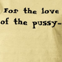 For the Love of the Pussy Boat Neck T-shirt