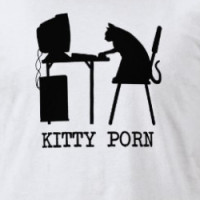 Kitty porn T-shirt