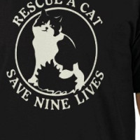 Rescue a Cat, Save Nine Lives T-shirt