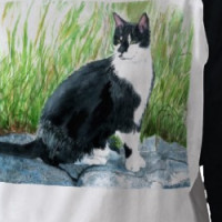 Tuxedo Cat Mens Shirt T-shirt